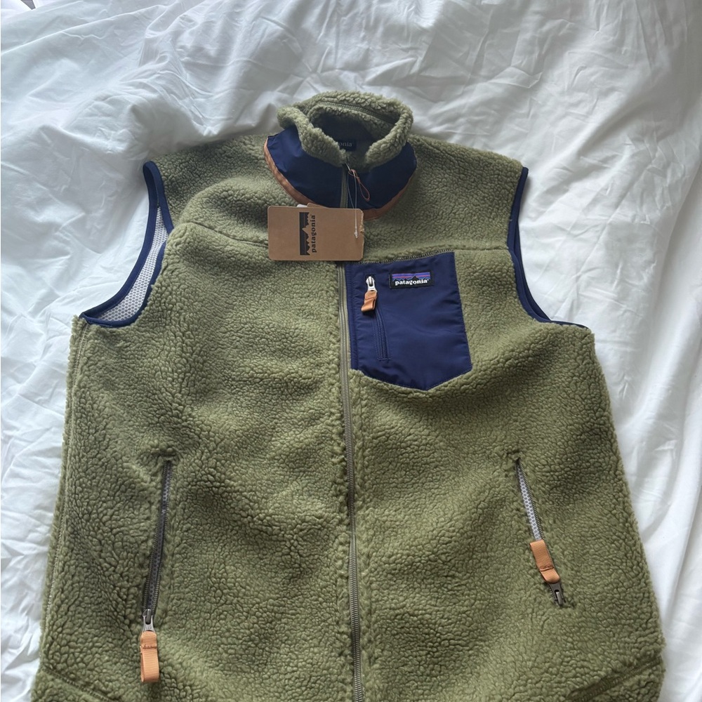Patagonia Retro Green Fleece Vest